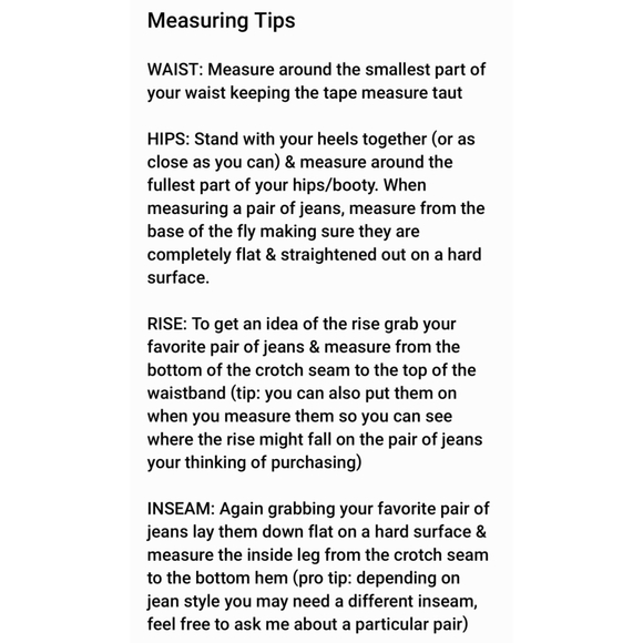 Measuring Tips - Picture 2 of 2